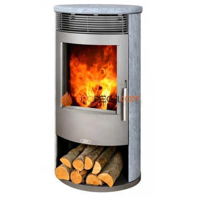 Печь-камин ABX Tartu 5 серая талькохлорит