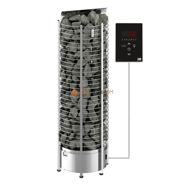 Электрическая печь SAWO TOWER TH5-90Ni2-WL-P 9 кВт (встроенный блок мощности, пульт покупается отдельно)