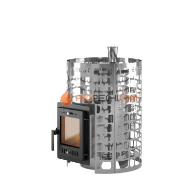 Дровяная печь для бани Эверест Steam Master 18 INOX (210М) б/в