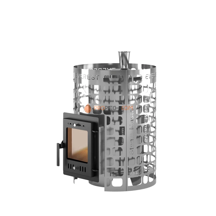 Дровяная печь для бани Эверест Steam Master 18 INOX (210М) б/в