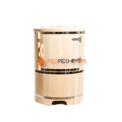 Фитобочка полулежачая НКЗ PREMIUM ЛЮКС из кедра, 115x78x140 см / 40 мм