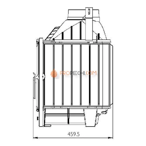 Каминная топка Nordflam Atina