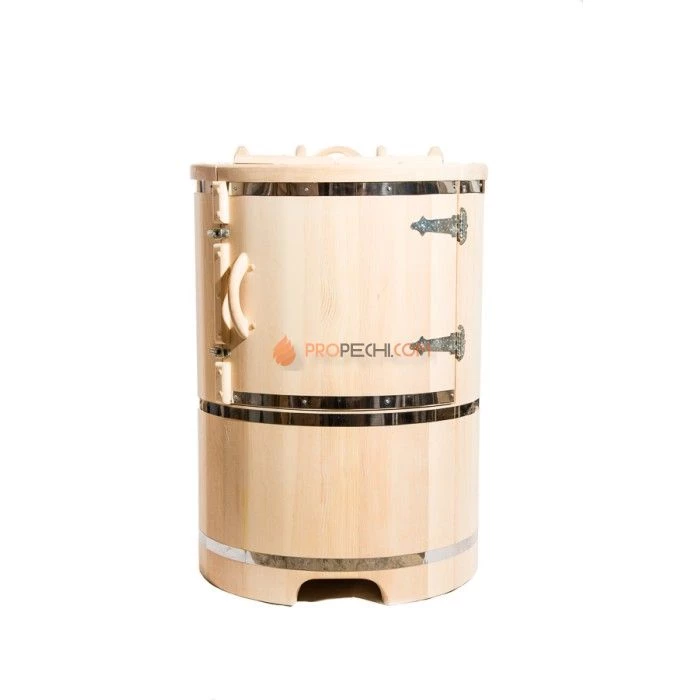 Фитобочка полулежачая НКЗ PREMIUM ЛЮКС из кедра, 115x78x140 см / 40 мм