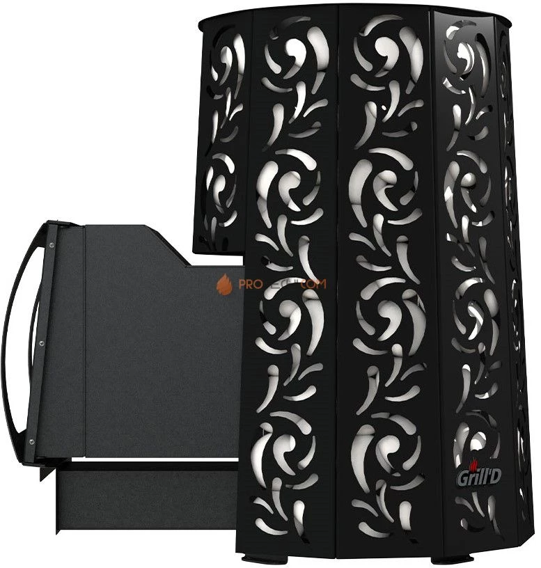 Банная печь Grill'D Violet Long Window Max