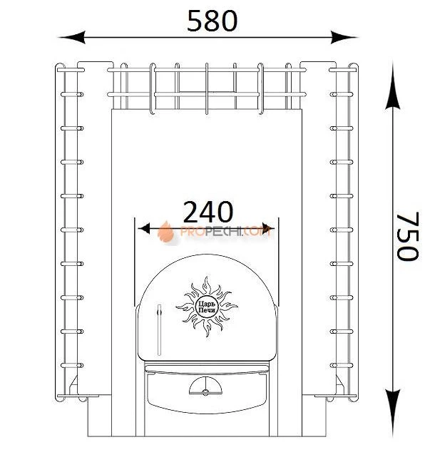 Банная печь Царь Печи Вольга