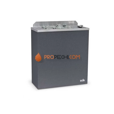 Электрическая печь EOS Bi-O-Gracil W 9 кВт Anthracite со встроенным парогенератором