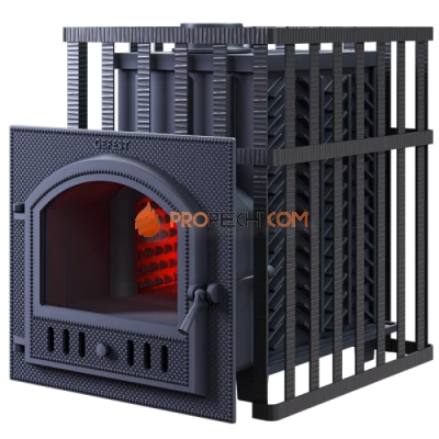 Чугунная печь для бани Гефест GFS ЗК 25П в сетке