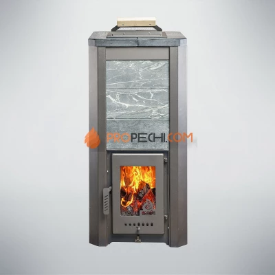 Дровяная печь для бани Варвара Терма Сказка Мини укороченная