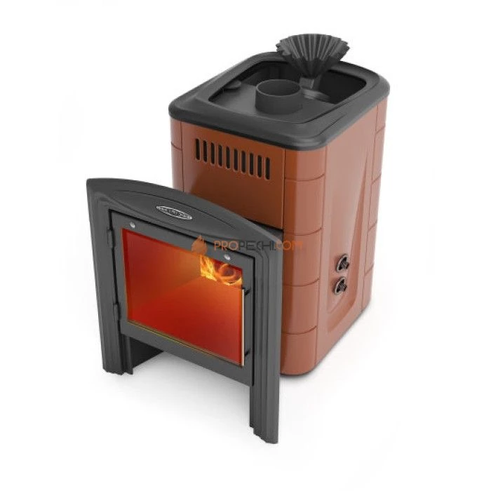 Печь для бани Гейзер Мини 2016 Inox Термофор Гейзер Мини 2016 Inox Витра ЗК ТО терракота