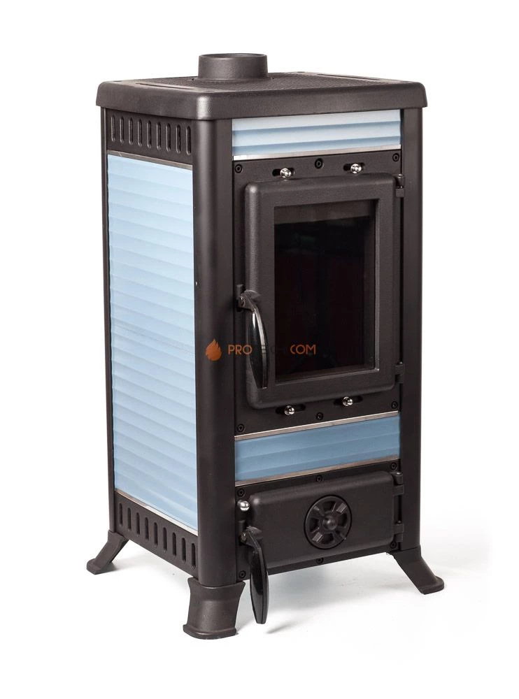 Печь чугунная KLEMENS I голубой