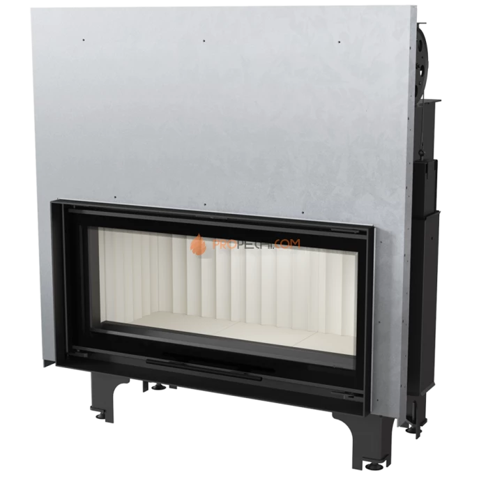 Каминная топка стальная Kratki MILA/G (гильотина) (16 кВт)