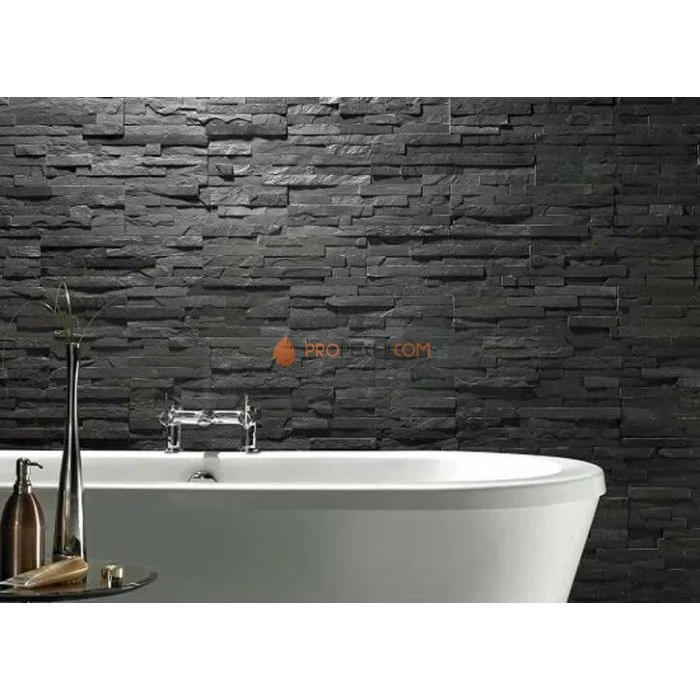 Панель Классик Сланец Черный (600х150мм) упак. (7шт/0,63м2)