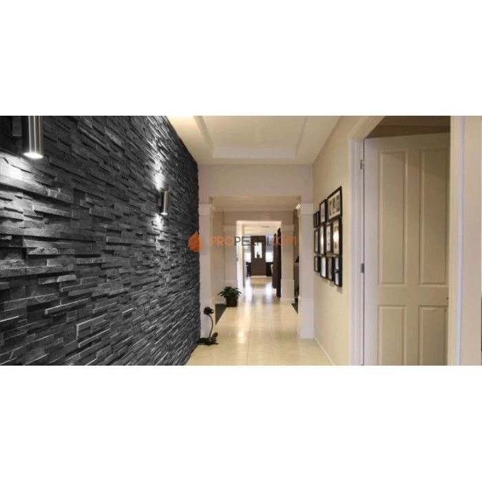 Панель Классик Сланец Черный (600х150мм) упак. (7шт/0,63м2)