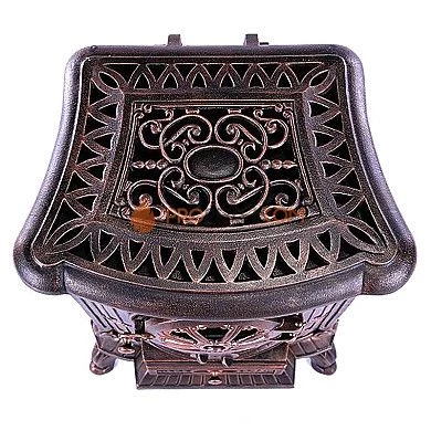 Чугунная печь Везувий А-07 "Медь"