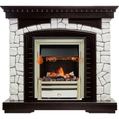 Каминокомплект Dimplex Glasgow - Венге / Белый с очагом Cavendish