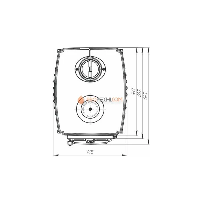 Печь-камин Атмосфера Маэстро
