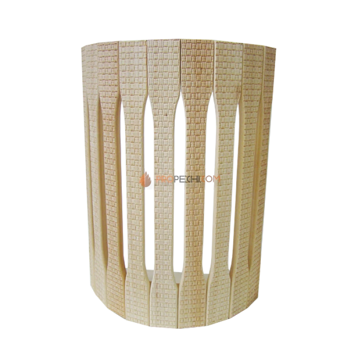 Абажур угловой МУ-2 с тиснением Плетёнка