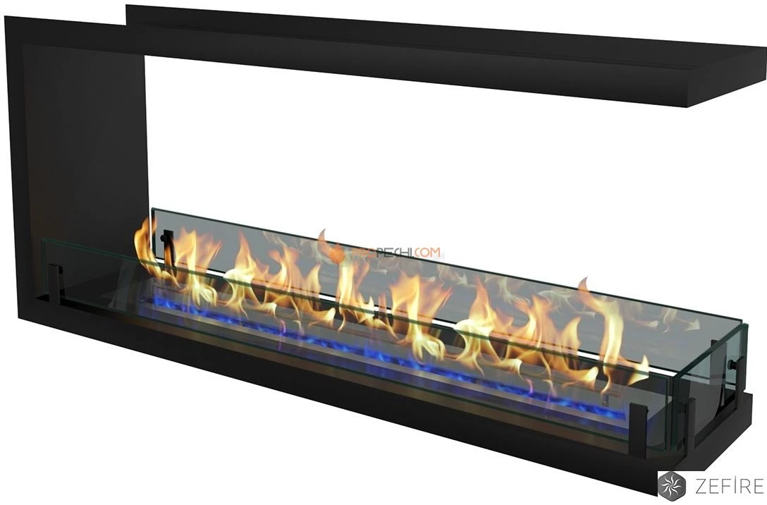 Биокамин торцевой сквозной Zefire Standart 1100