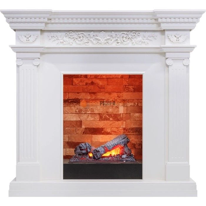 Каминокомплект Dimplex Amalfi - Белый дуб с очагом Cassette 400 NH