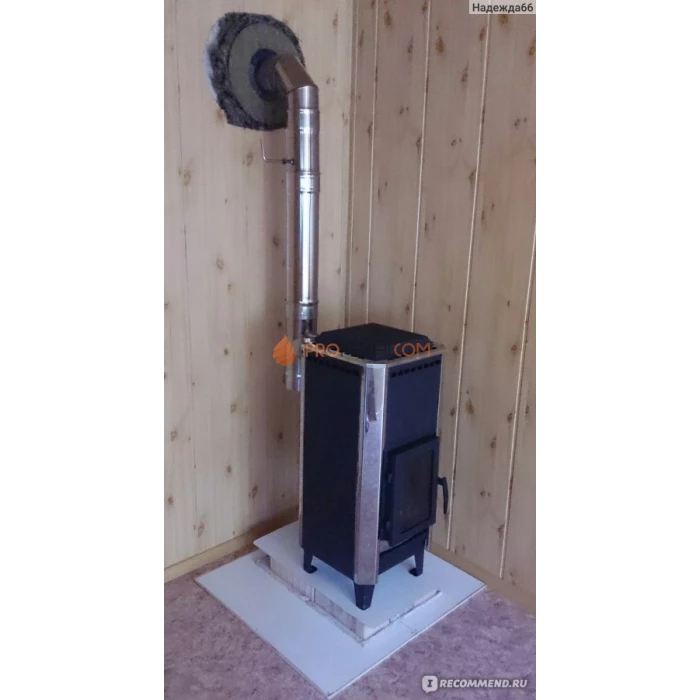 Отопительная печь Теплодар Вертикаль металлика