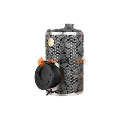 Дровяная печь для бани IKI Loyly JR со стальной дверцей смайл