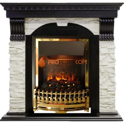 Каминокомплект Dimplex Dublin - Венге / Сланец белый с очагом Atherton