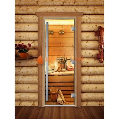 Дверь для бани DoorWood Престиж Фотопечать А033, 1900x700 мм