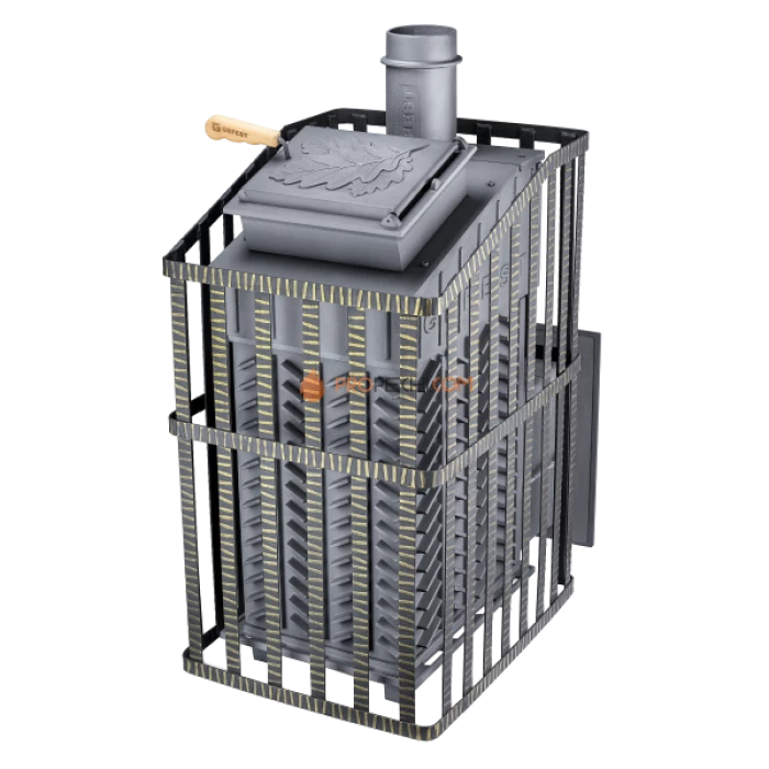 Чугунная печь для бани Гефест GFS ЗК 25 Ураган