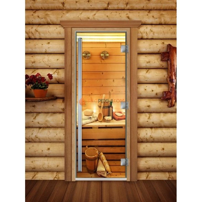 Дверь для бани DoorWood Престиж Фотопечать А033, 1900x700 мм