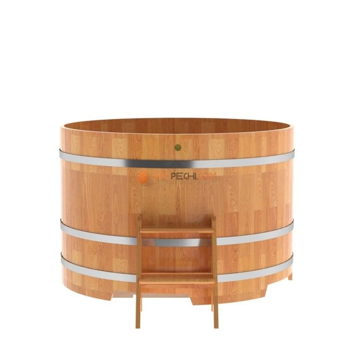 Купель BentWood круглая из сращенных ламелей натуральной лиственницы d=1,50