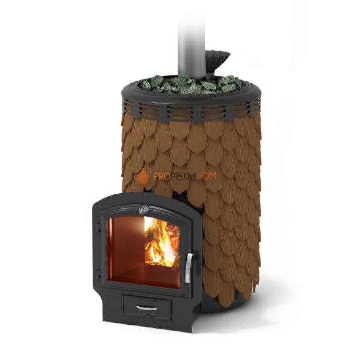 Печь для бани  Термофор Альфа Панголина Лайт Inox ЧДБСЭ ЗК терракота