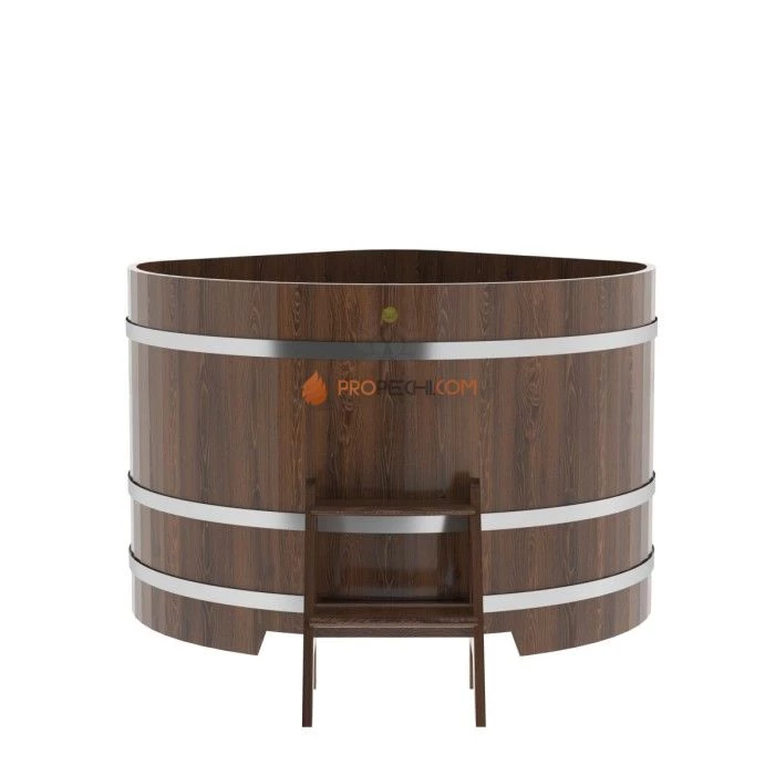 Купель BentWood угловая из мореного дуба 1,37х1,37