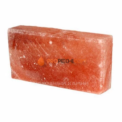 Гималайская соль  Плитка шлифованная 20х10х2,5 см. с пропилом