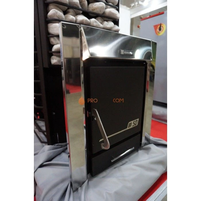 Дровяная печь для бани Ермак 50 Сетка PRO