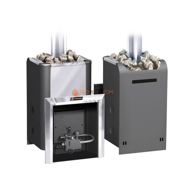 Газовая печь для бани Ермак Уралочка 12-Н с автоматикой