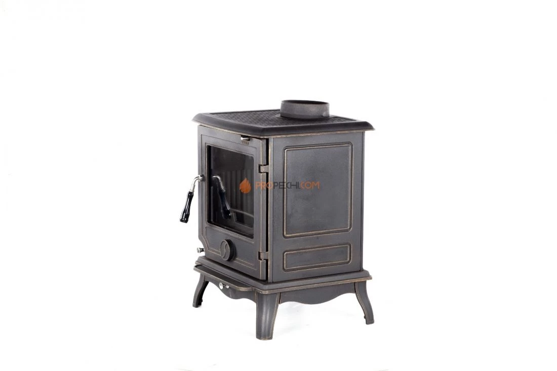 Печь-камин Fireway Finn патина бронза