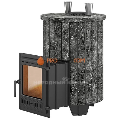 Печь для бани Эверест Steam Master 30 Чугун Ламель Пироксенит