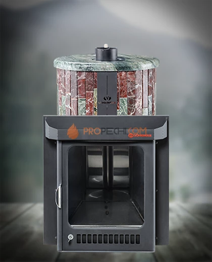 Банная печь Ферингер ПФ Оптима Змеевик + Россо Леванте