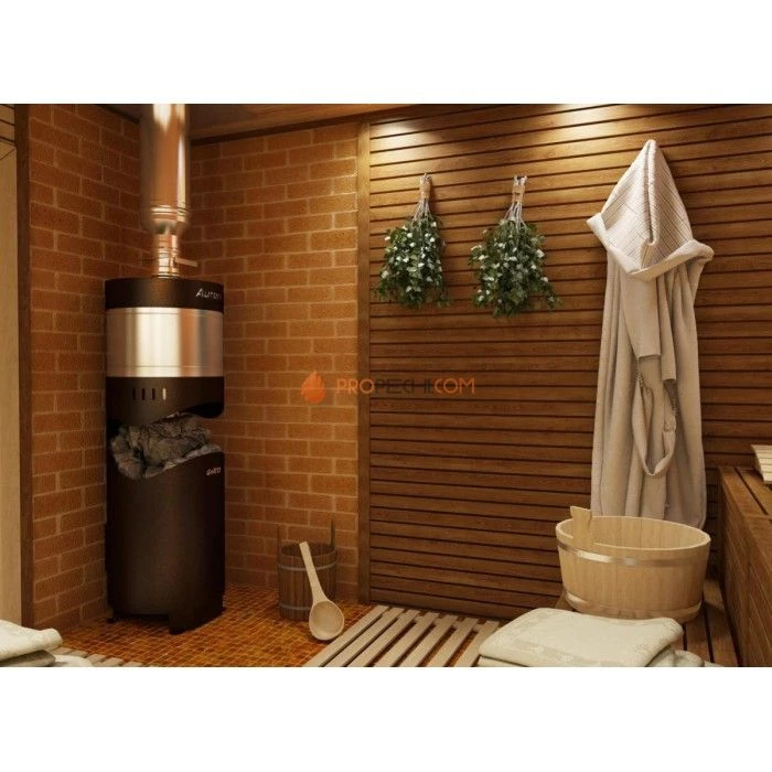 Дровяная печь для бани Grill’D Aurora 160А TRIO Long