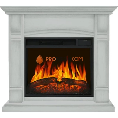 Каминокомплект Royal Flame Manchester - Белый с Электрическим очагом Royal Flame Vision 23 LED FX