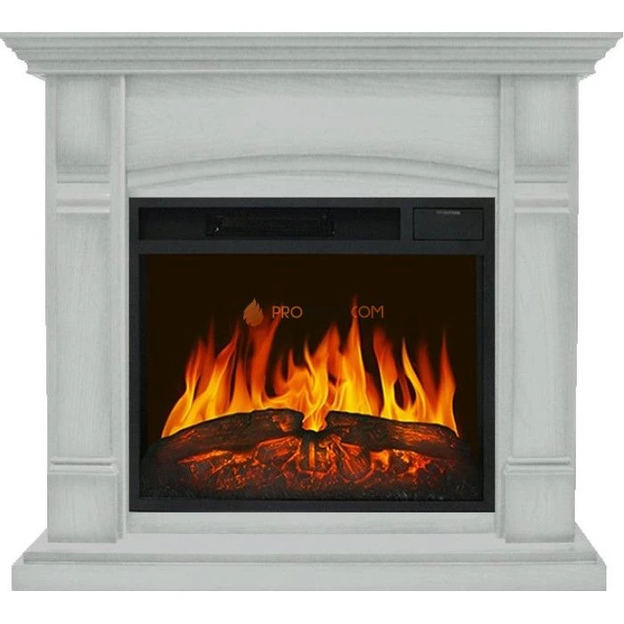 Каминокомплект Royal Flame Manchester - Белый с Электрическим очагом Royal Flame Vision 23 LED FX