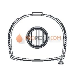 Печь-камин Plamen Aria серая