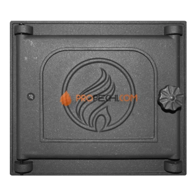 Дверца K311 топочная 250х210 мм на петлях