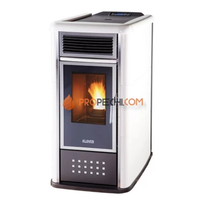 Отопительная печь Klover BELVEDERE 28 (слоновая кость)
