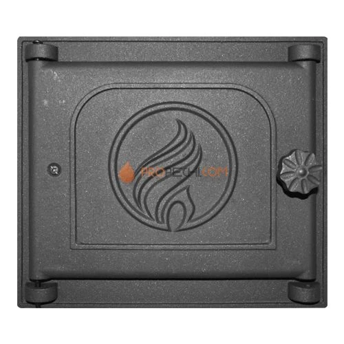 Дверца K311 топочная 250х210 мм на петлях