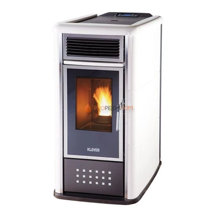 Отопительная печь Klover BELVEDERE 28 (слоновая кость)