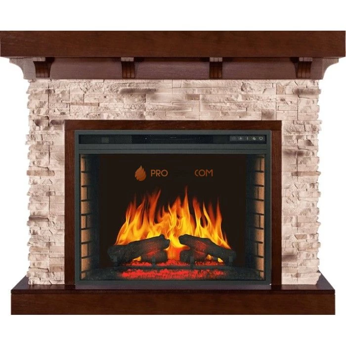 Каминокомплект Royal Flame Chalet - Темный дуб с очагом Vision 28 EF LED FX