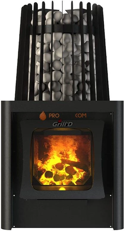Банная печь Grill'D Cometa Vega 180 Long Window Max