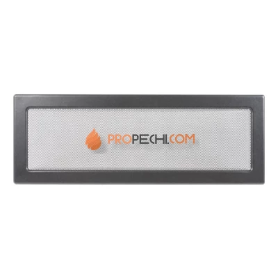 Вент.решетка 170х480 мм. графит