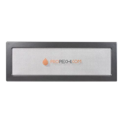 Вент.решетка 170х480 мм. графит